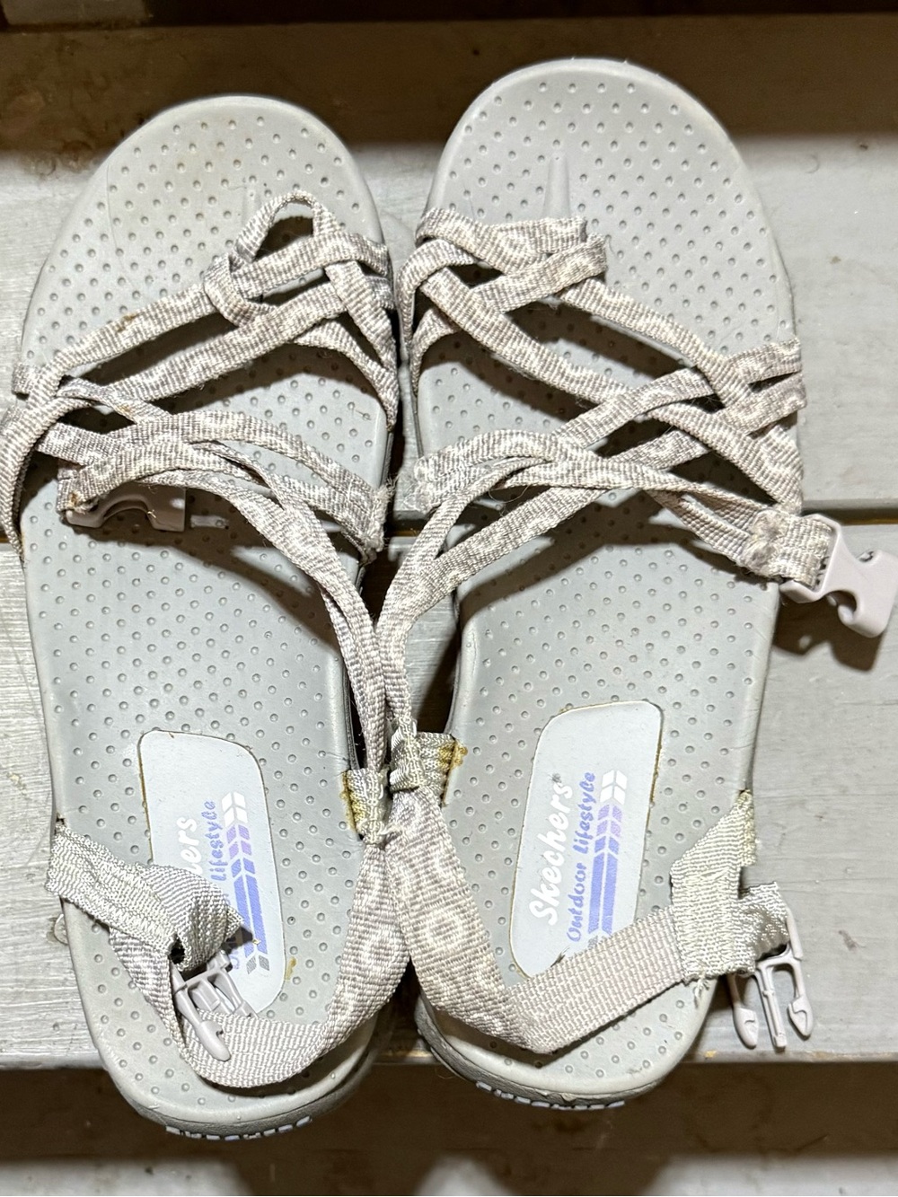 Skechers Strappy Sport Sandals (Size 7)
